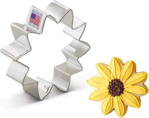 Ann Clark Sunflower Cookie Cutter 3.5"