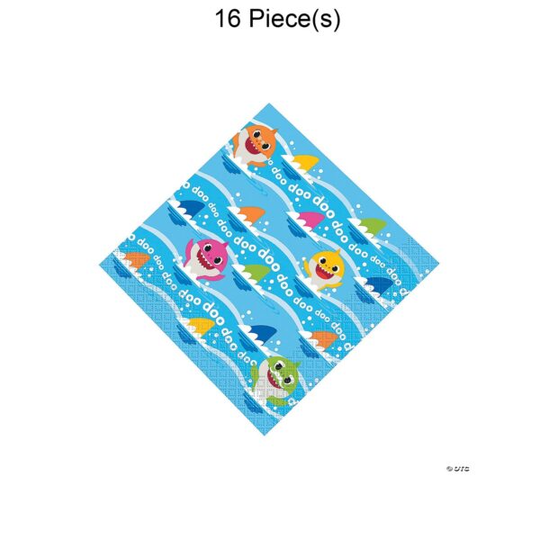 Baby Shark Party Luncheon Napkins - 16 Pc.