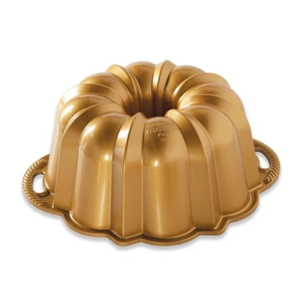 Nordic Ware 12 Cup Anniversary Bundt Pan, Gold