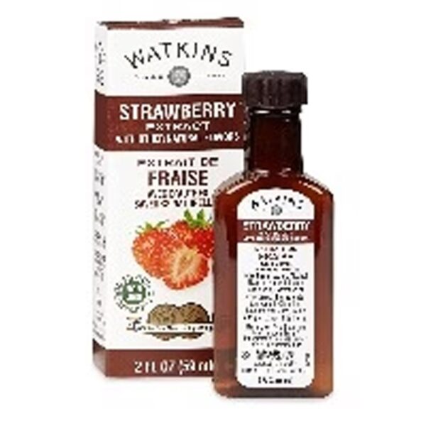 Watkins Strawberry Extract with other Natural Flavor**s, 2 oz. Bottle