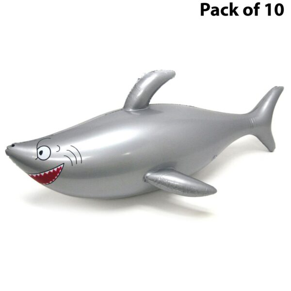 Inflatable Shark 40 inches long | Pool experience with our giant inflatable shark toy | merfaj®