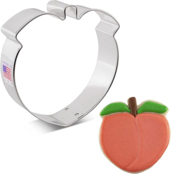 Ann Clark Peach Cookie Cutter, 3.25" Fruit